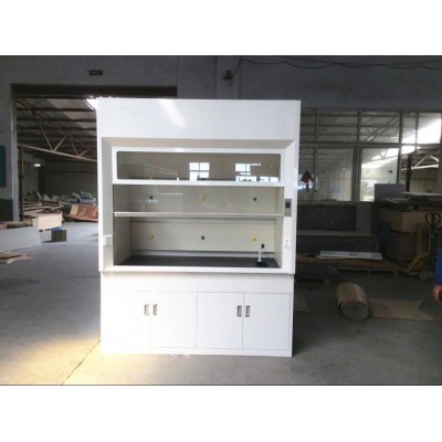 CE Approved Laboratory Fume Cabinet 1800mm Fuming Cupboard All Steel Standard Design Integrated Type Lab Fume Hood